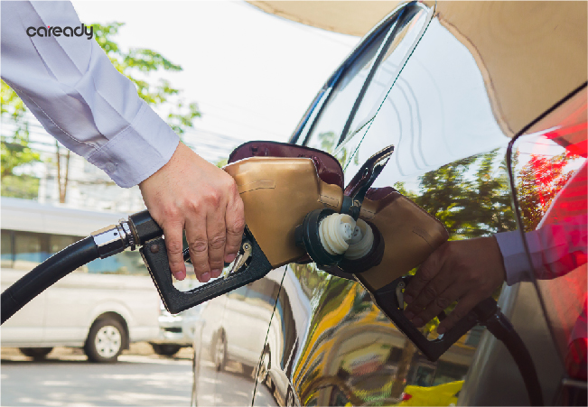 Phí xăng dầu của xe Toyota Vios